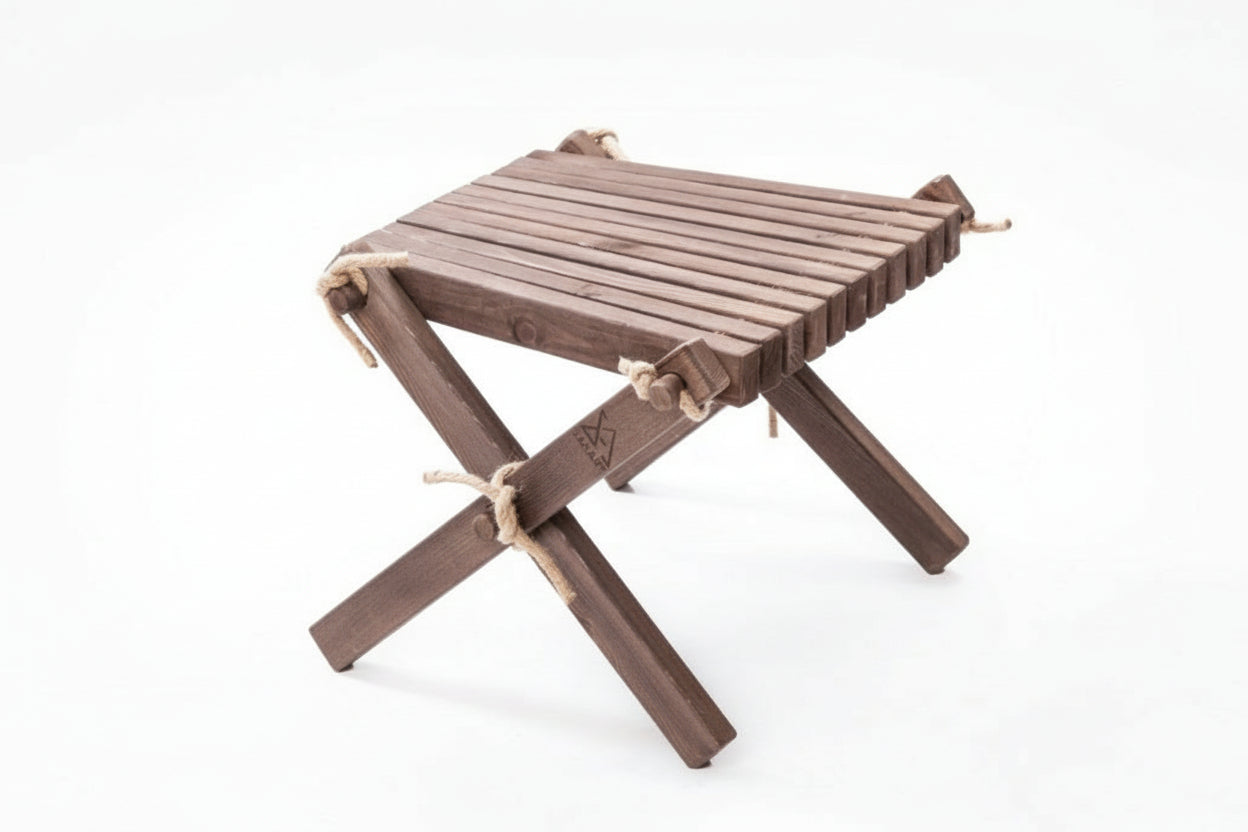 Wooden Side Table / Stool - Handmade Garden & Patio Furniture