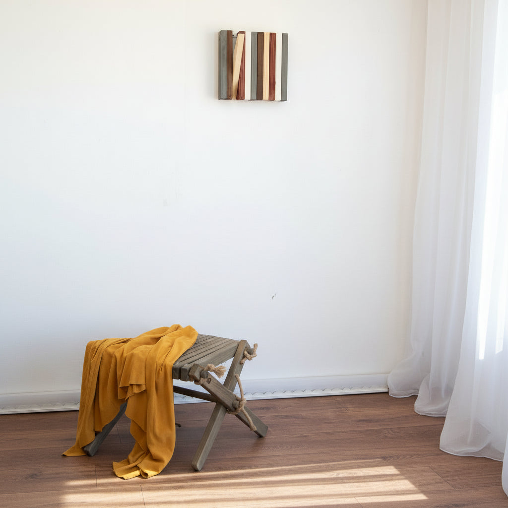 Hanger Lemnart-R3 Mini – Handcrafted Multicolour Wooden Wall Rack