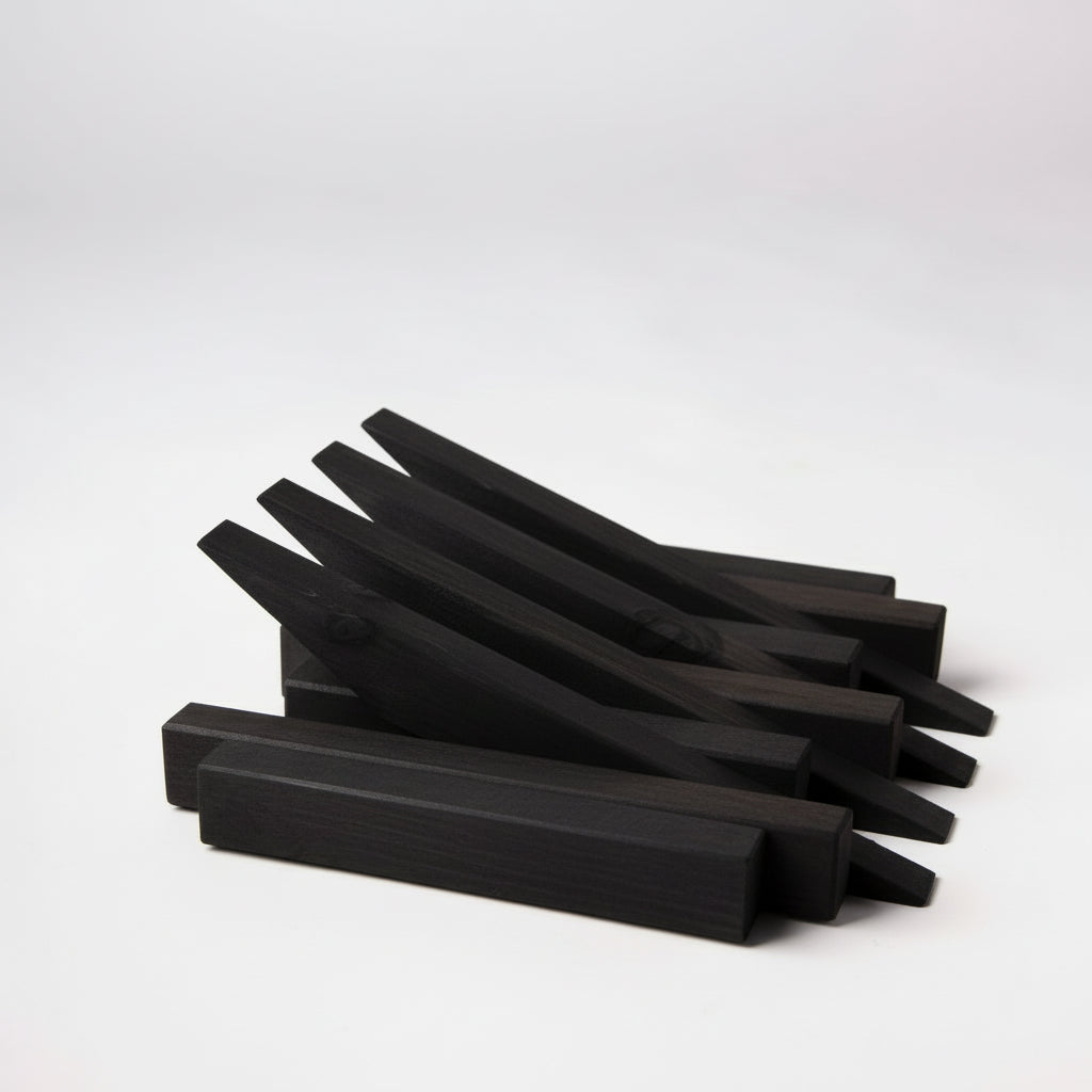Black Wooden Wall Rack - Entryway Coat Rack Shelf | Lemnart-N Mini