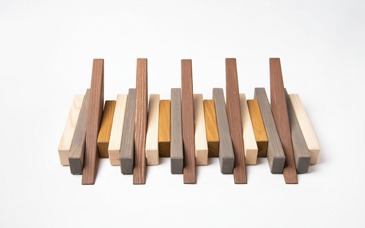 Multicolour Wooden Wall Rack - Solid Wood Entryway Shelf | Lemnart-N2