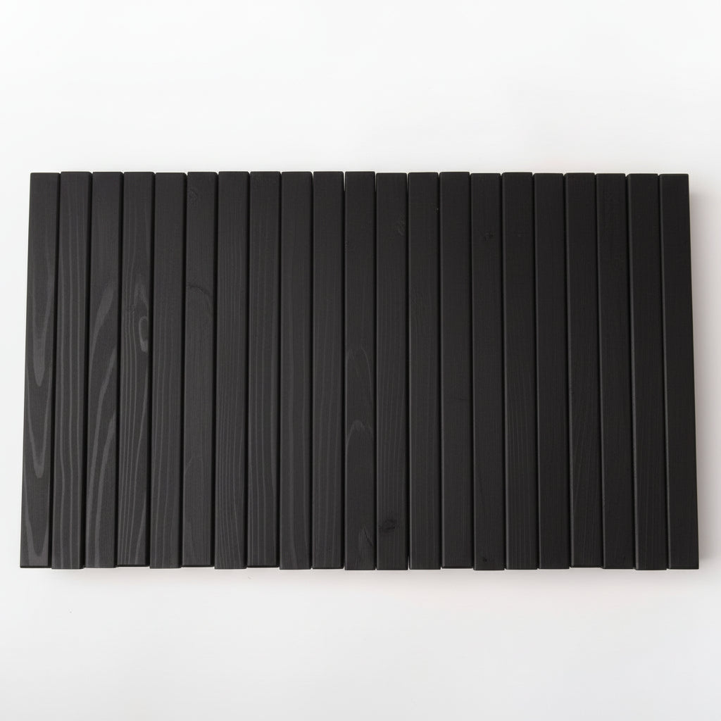 Black Wooden Wall Rack - Handmade Rack Wall Hanger | Lemnart-R