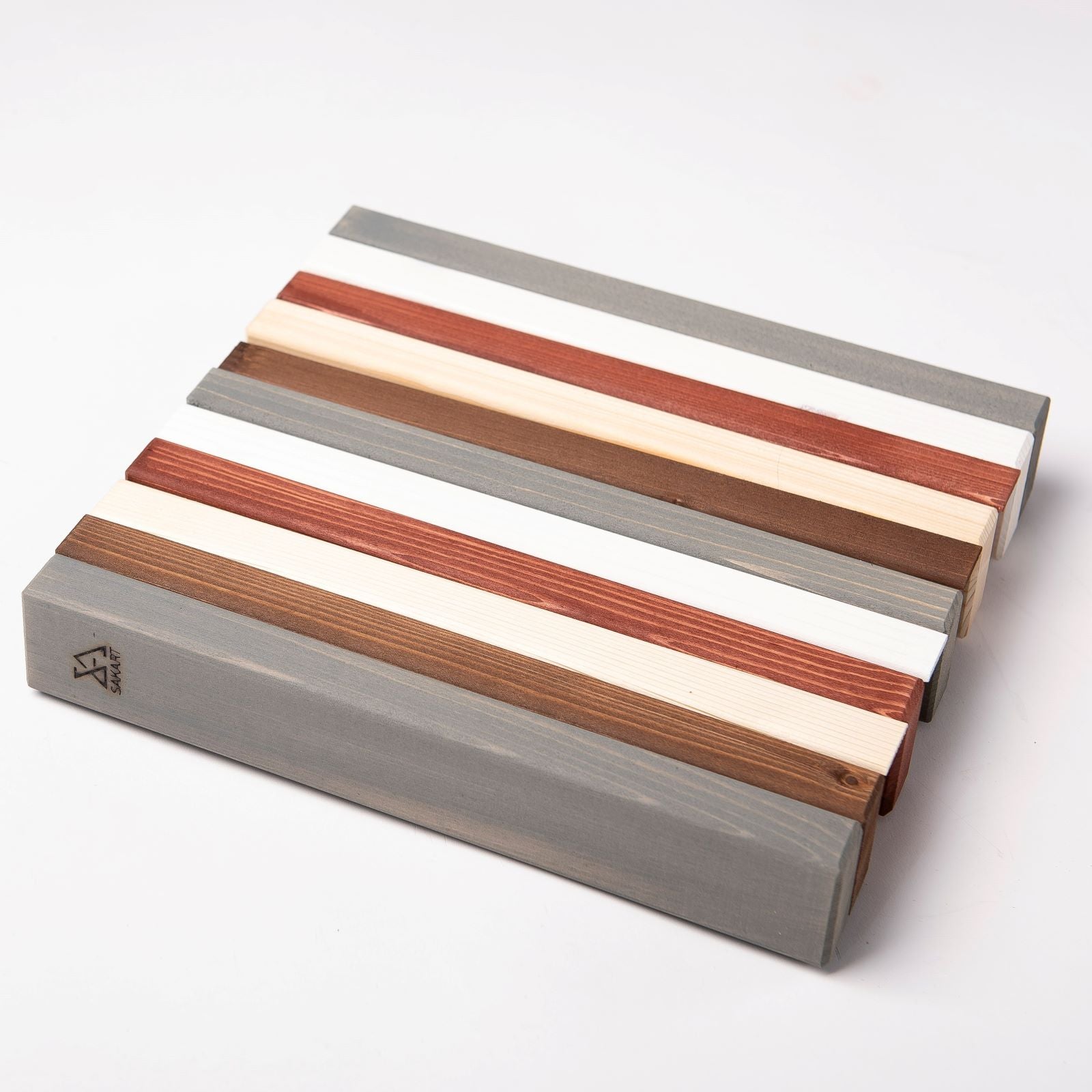 Hanger Lemnart-R3 Mini – Handcrafted Multicolour Wooden Wall Rack