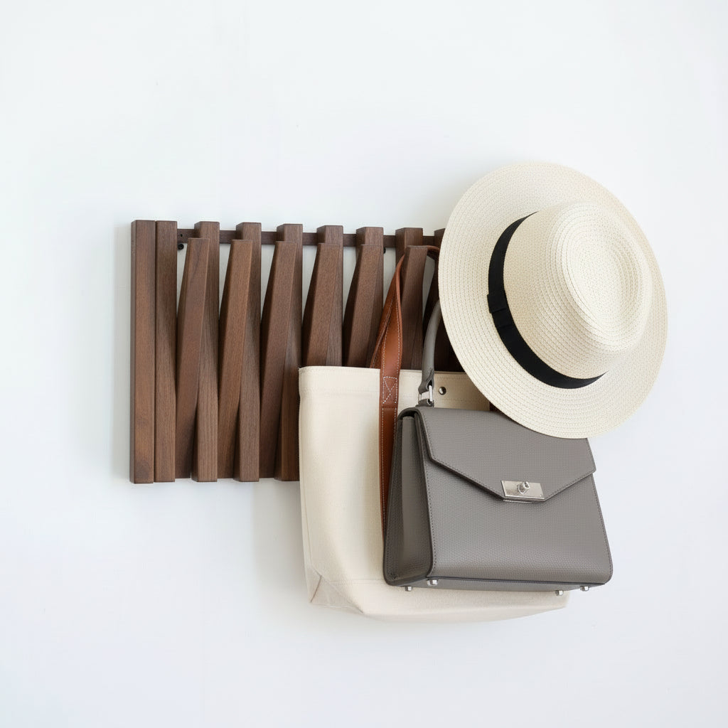 Hanger Lemnart-R – Handcrafted Chocolate Wooden Wall Rack