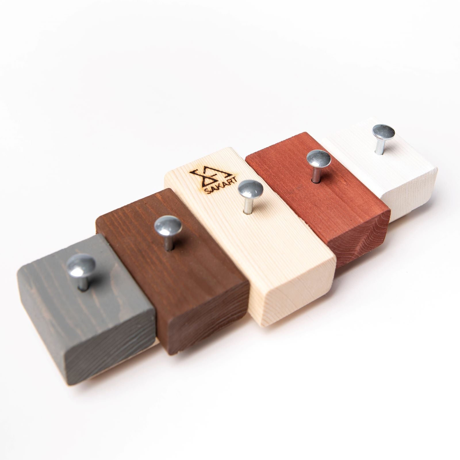 Key Holder Lemnart K1 – Handcrafted Multicolor Wooden Wall Key Rack