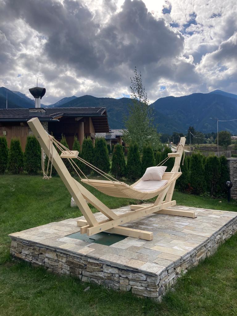 SAKART Wooden Hammock with or without Stand - Outdoor Garden Hammock