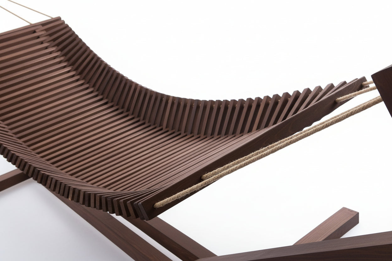 SAKART Wooden Hammock with or without Stand - Outdoor Garden Hammock