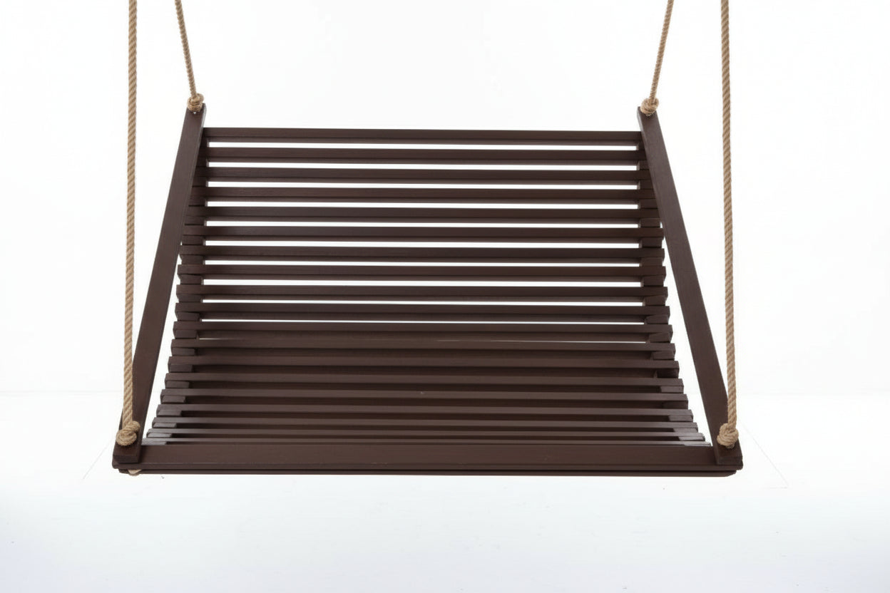 Double Wooden Garden Swing for Adults - With or Without Stand | Outdoor Garden Swing