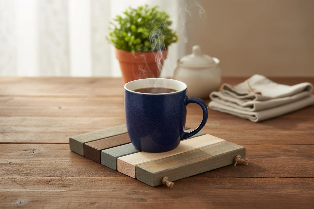 Dish Mat – Handcrafted Eco Wooden Trivet