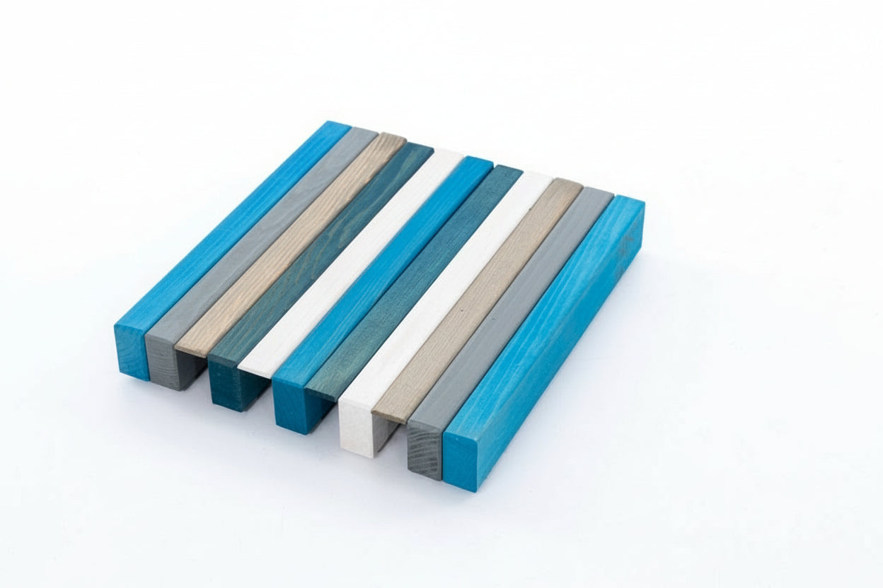 Hanger Lemnart-R2 Mini – Handcrafted Multicolour Wooden Wall Rack