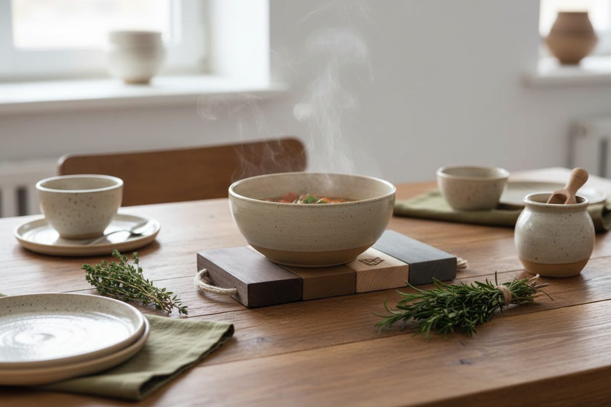 Dish Mat – Mini Handcrafted Eco Wooden Trivet