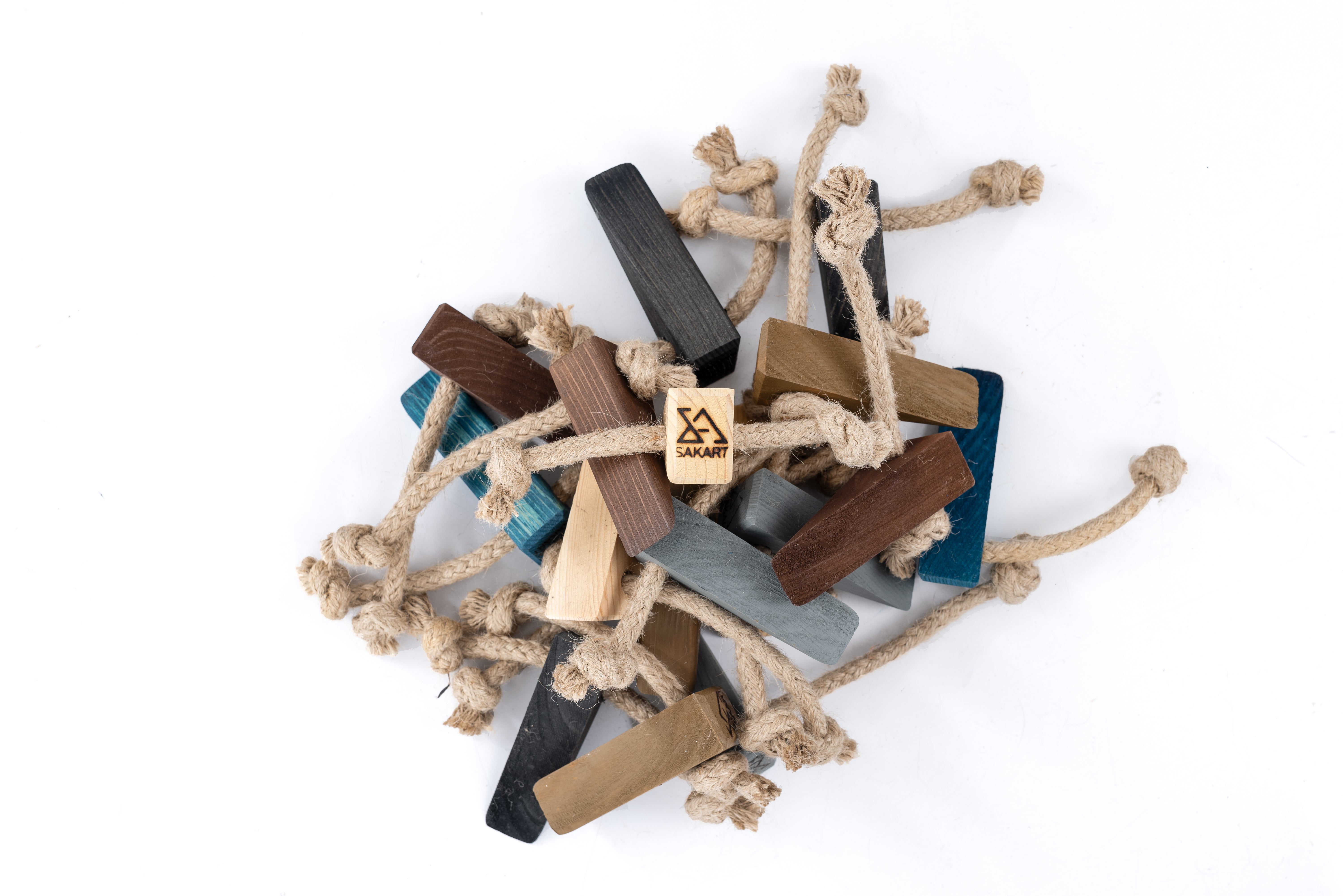 Handcrafted Eco Wooden Door Stopper-Natural