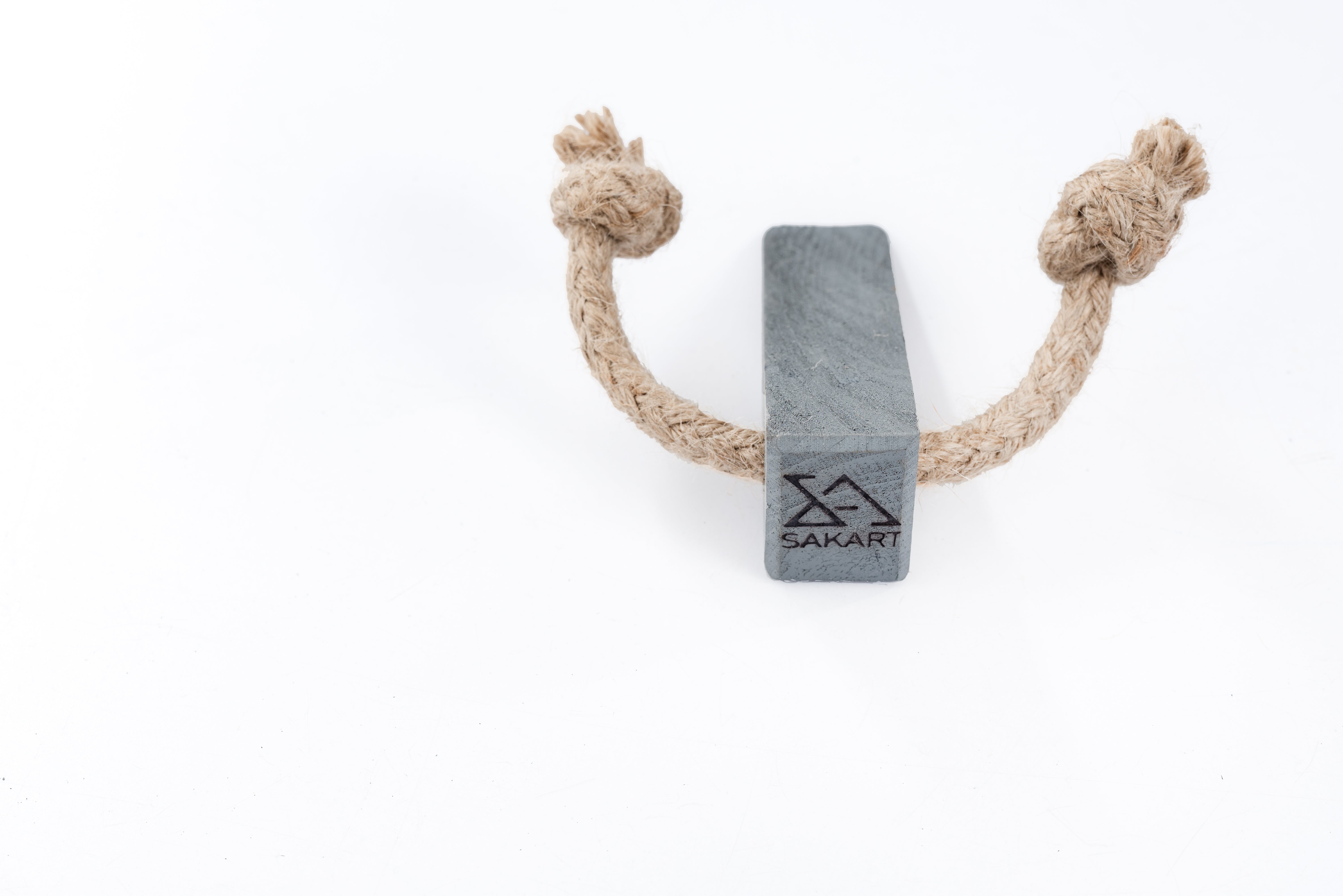 Handcrafted Eco Wooden Door Stopper-Gray