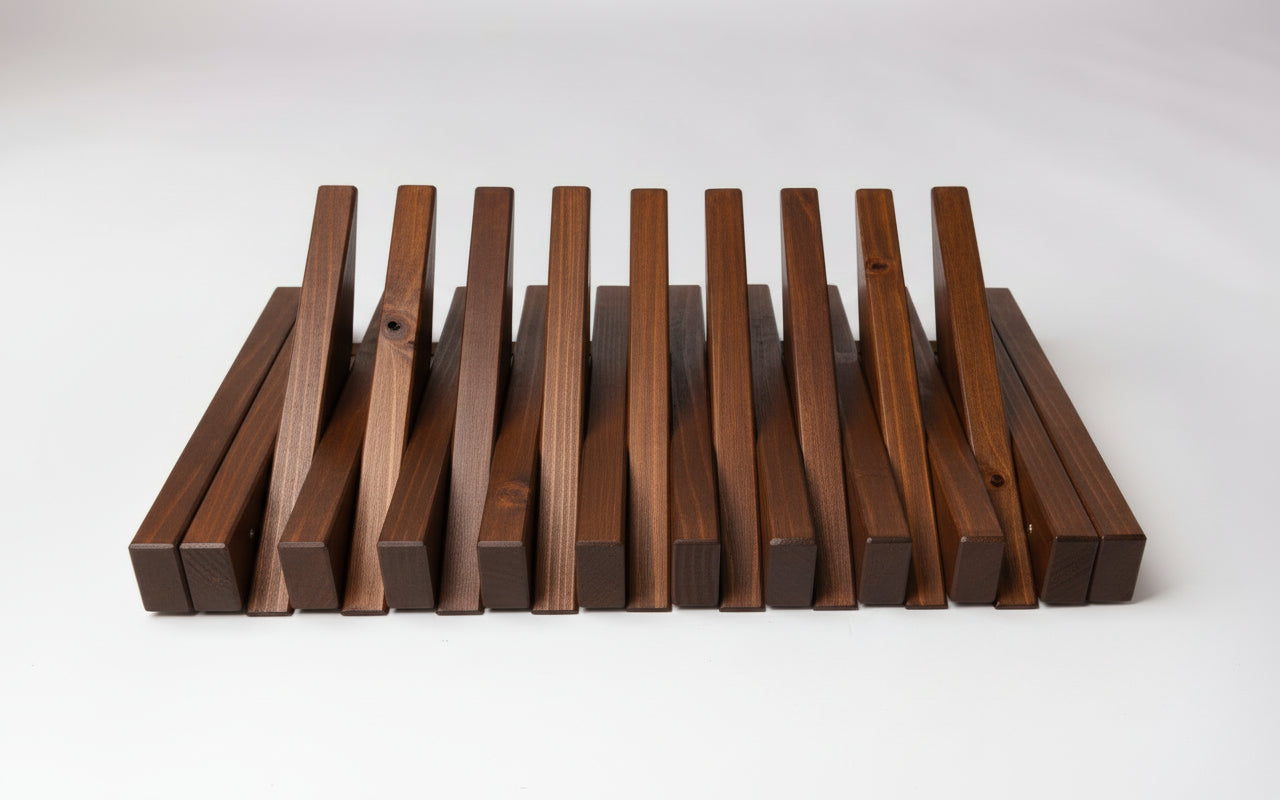 Hanger Lemnart-R – Handcrafted Chocolate Wooden Wall Rack