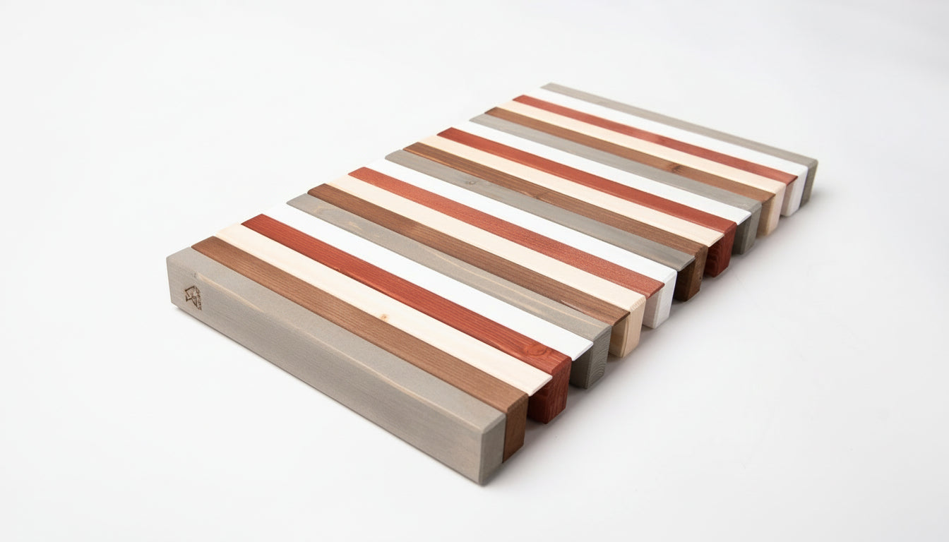Hanger Lemnart-R3 – Handcrafted Multicolour Wooden Wall Rack