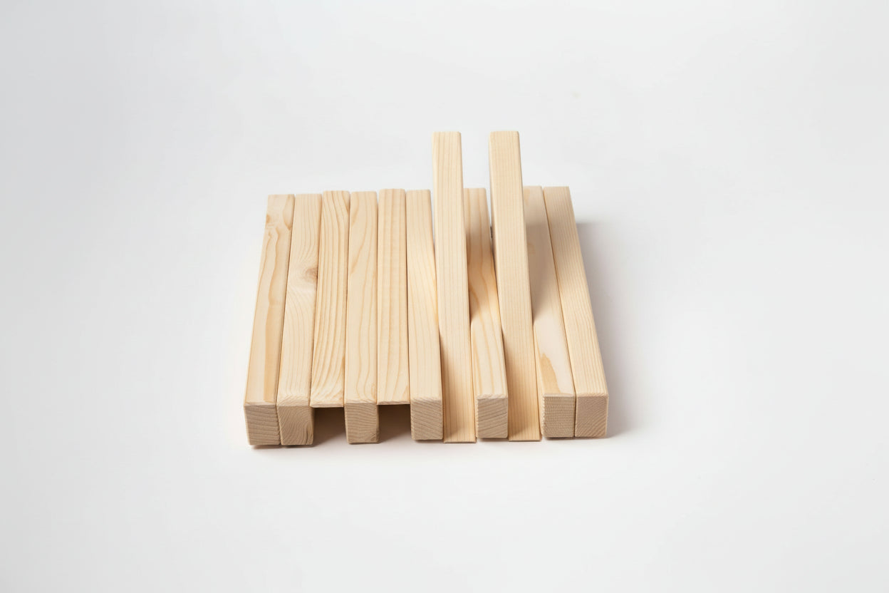 Natural Wooden Wall Rack - Hallway Organizer | Lemnart-R Mini