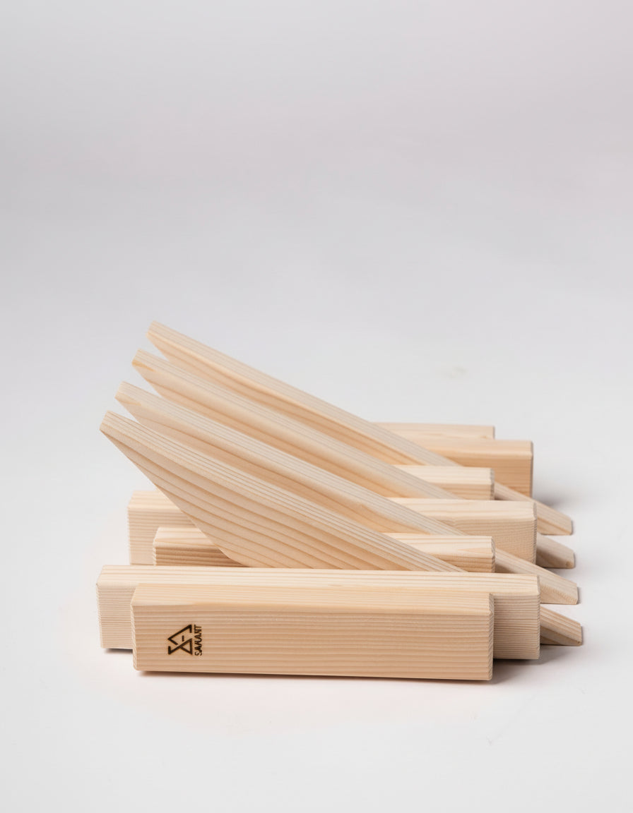 Natural Wood Wall Rack - Entryway Coat Rack | Lemnart-N Mini