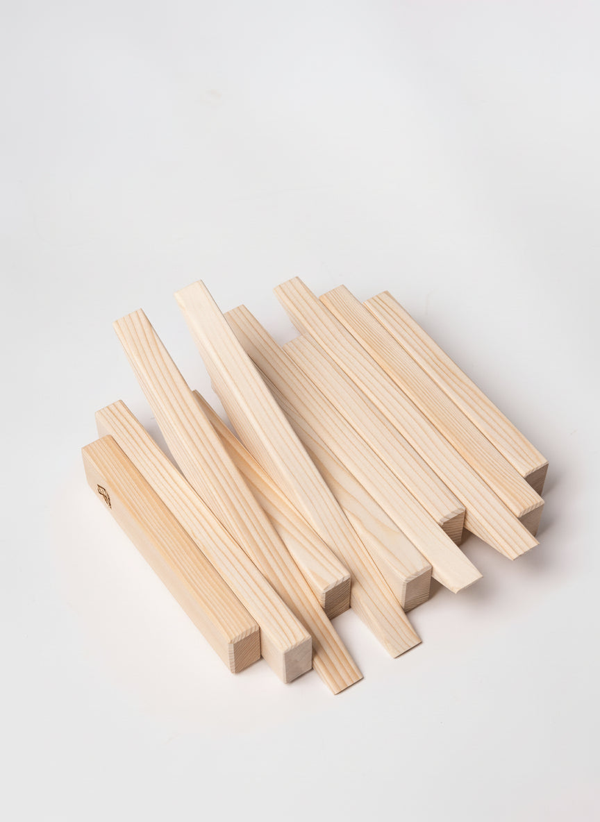 Natural Wood Wall Rack - Entryway Coat Rack | Lemnart-N Mini