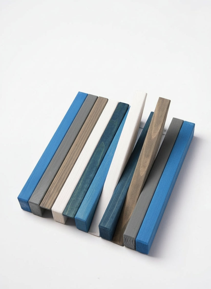 Hanger Lemnart-R2 Mini – Handcrafted Multicolour Wooden Wall Rack