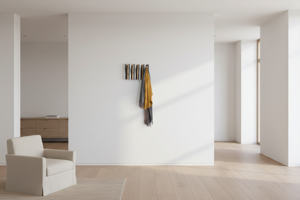 Hanger Lemnart-R2 – Handcrafted Multicolour Wooden Wall Rack