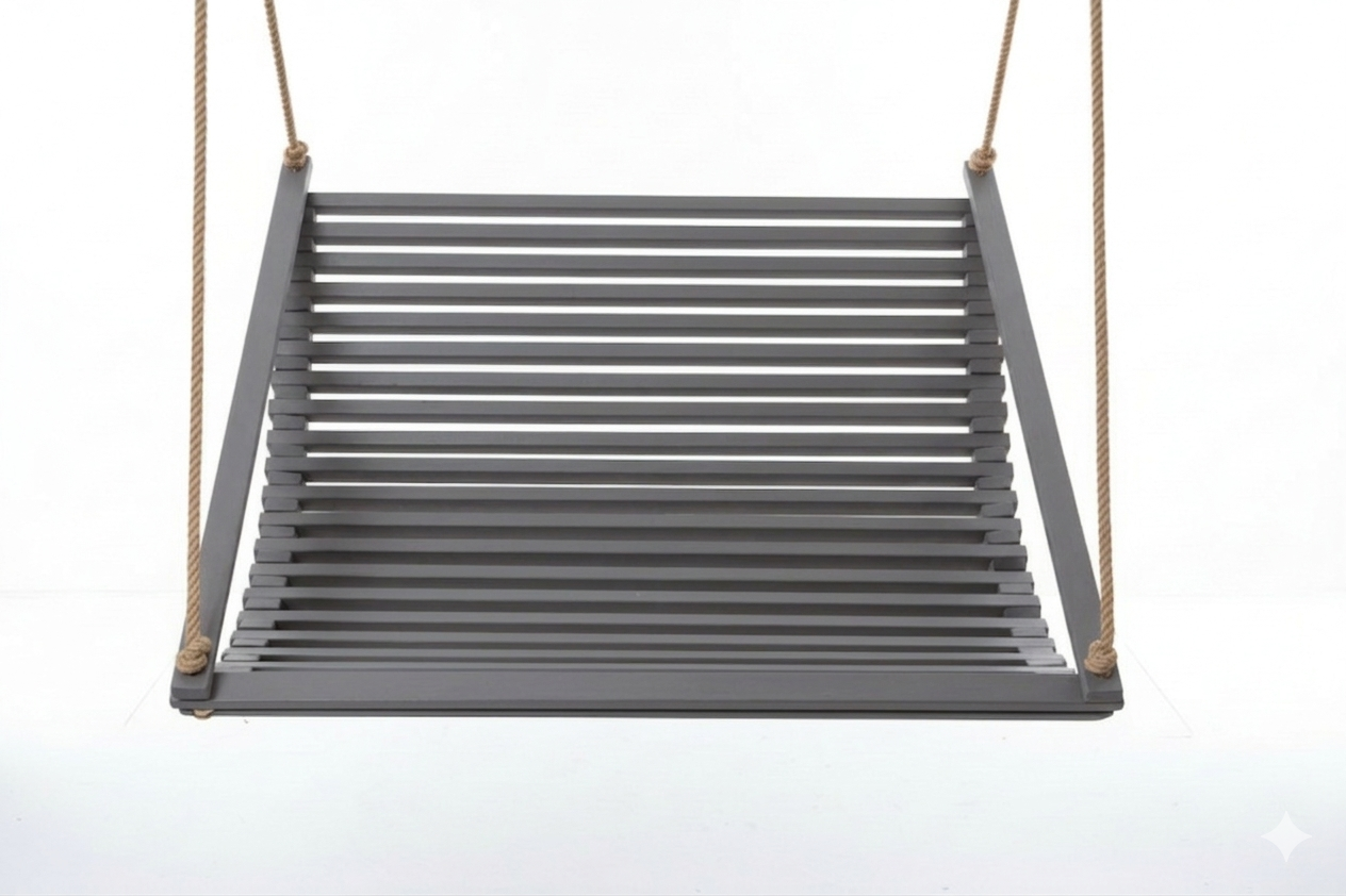 Double Wooden Garden Swing for Adults - With or Without Stand | Outdoor Garden Swing