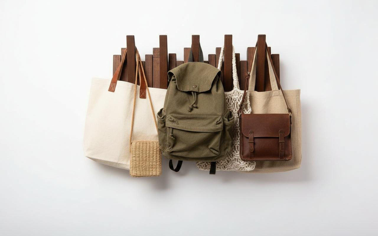 Hanger Lemnart-N – Handcrafted Chocolate Wooden Wall Rack