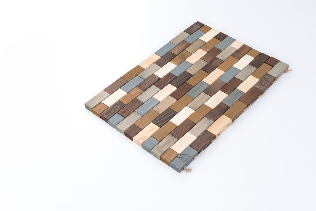 Handmade Wooden Doormat – Natural, Durable & Versatile