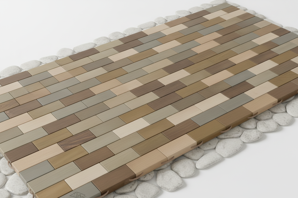 Handmade Wooden Doormat – Natural, Durable & Versatile
