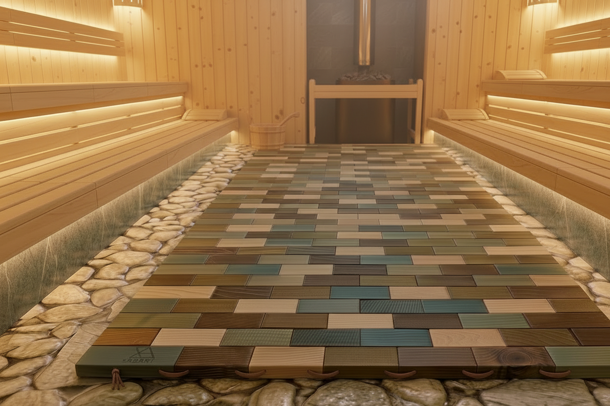Handmade Wooden Doormat – Natural, Durable & Versatile