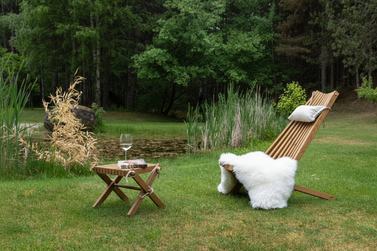 Handcrafted Scandinavian Lounge Chair - Lemnart Collection