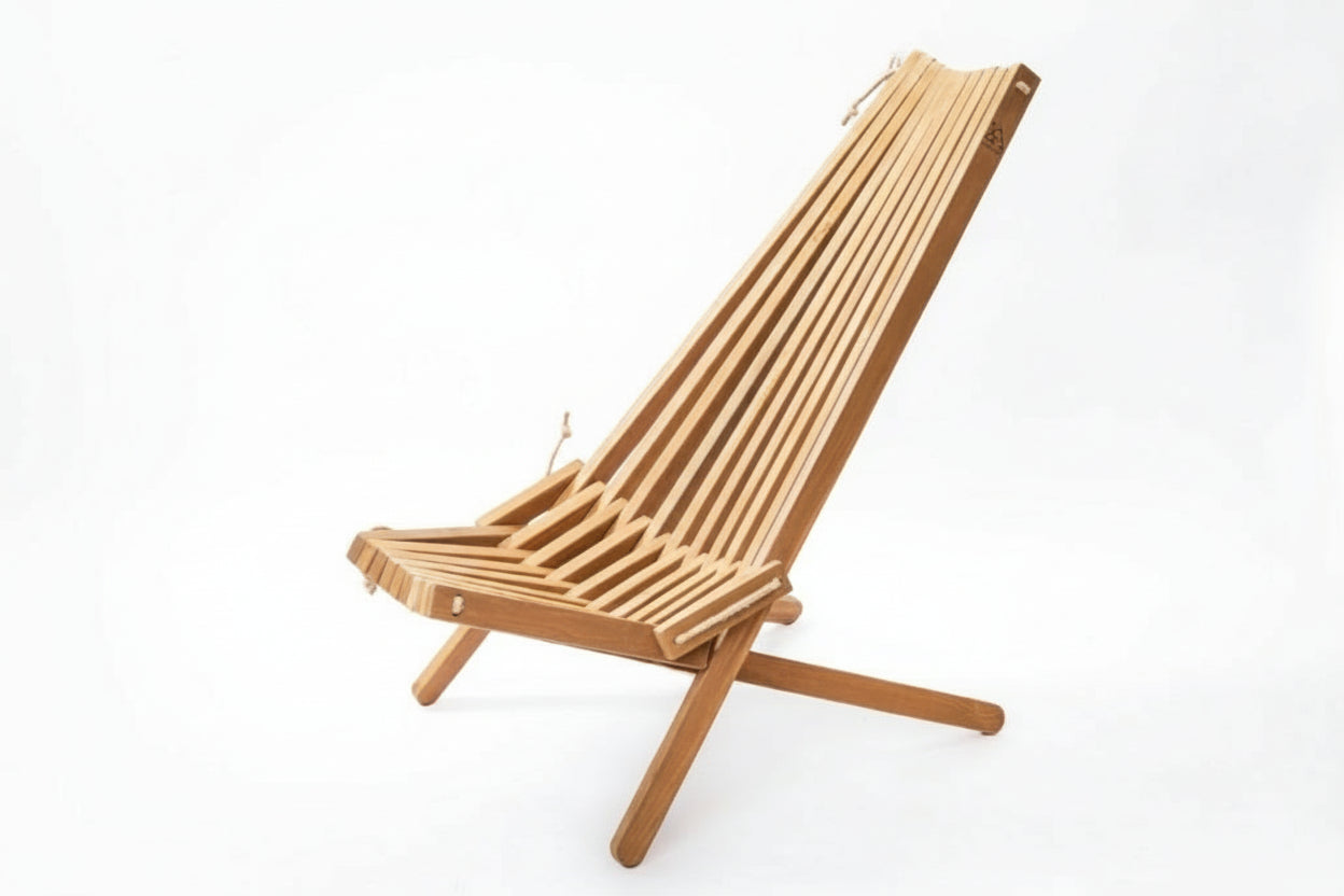 Wooden Outdoor Lounge Chair for  Garden & Patio - Handmade Relax Chair | SAKART