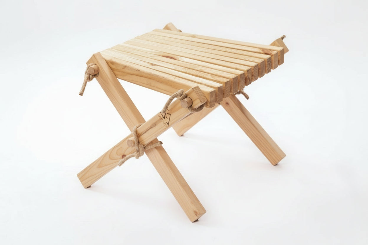 Wooden Side Table / Stool - Handmade Garden & Patio Furniture