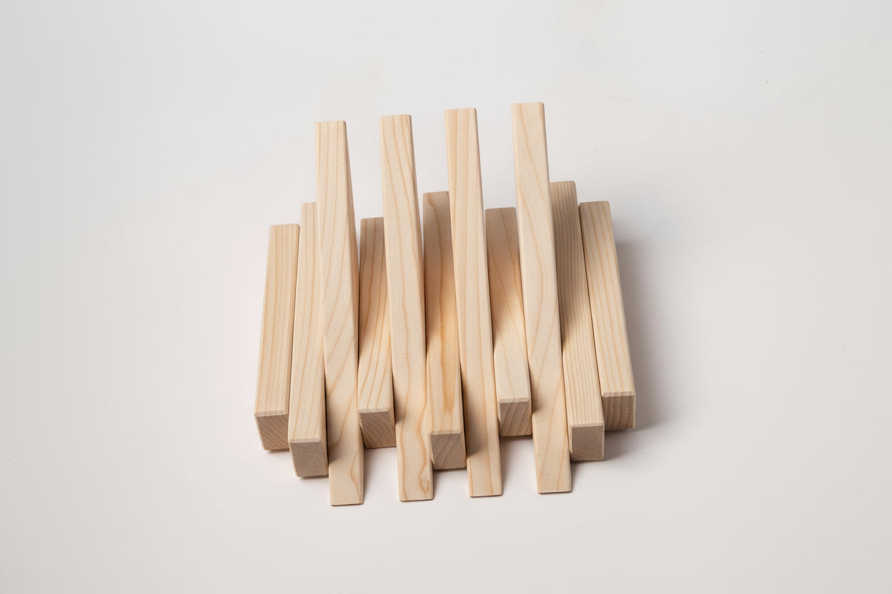 Natural Wood Wall Rack - Entryway Coat Rack | Lemnart-N Mini