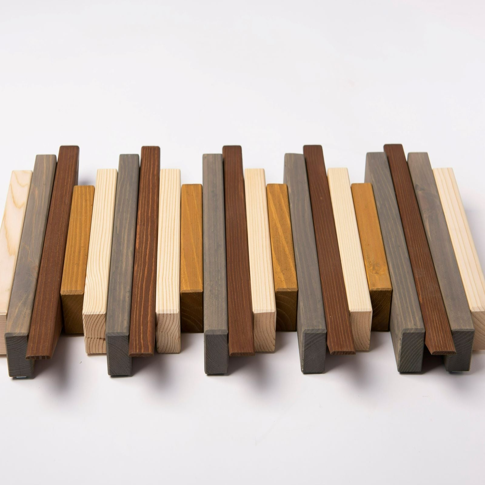 Multicolour Wooden Wall Rack - Solid Wood Entryway Shelf | Lemnart-N2