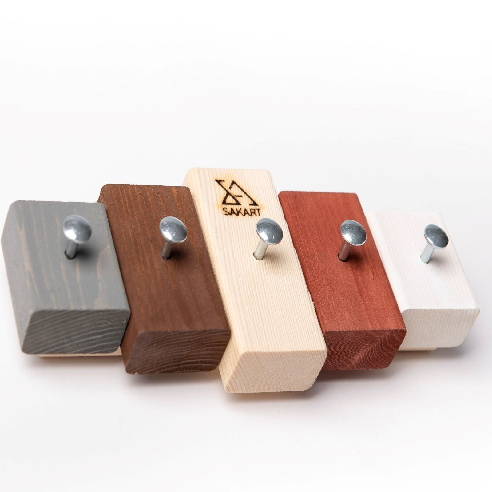 Key Holder Lemnart K1 – Handcrafted Multicolor Wooden Wall Key Rack