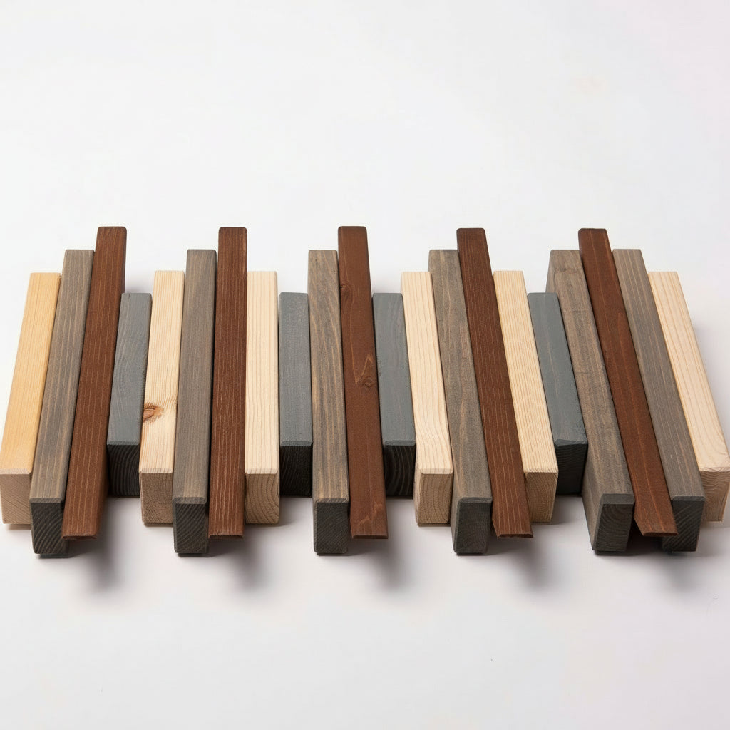 Multicolour Wood Wall Rack - Solid Wood Entryway Shelf | Lemnart-N
